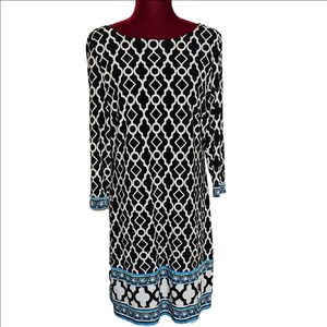 INC Geometric Shift Dress Size Large